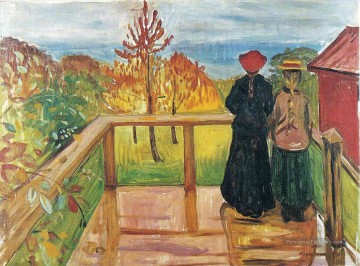 pluie 1902 Edvard Munch Peinture à l'huile